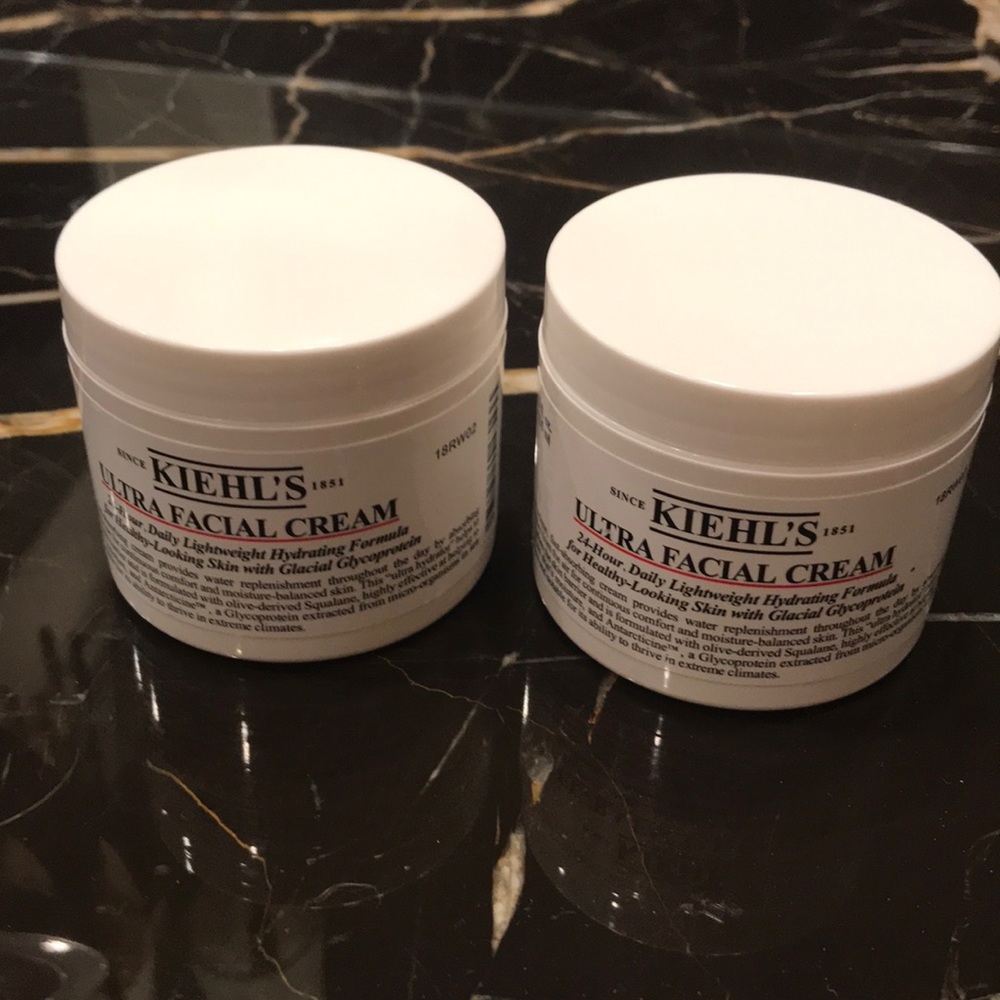 2 KIEHL’s  ultra facial cream 4.2 Fl oz 125ml
